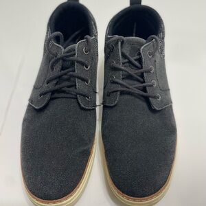 Men's Black Canvas Shoes